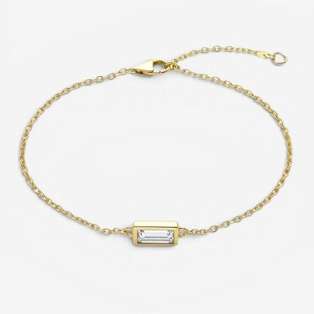 BAGUETTE KÆDE ARMBÅND