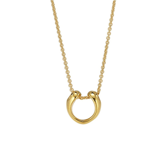 HALSKÆDE M. HJERTE VEDHÆNG FRA TOFTEGAARD