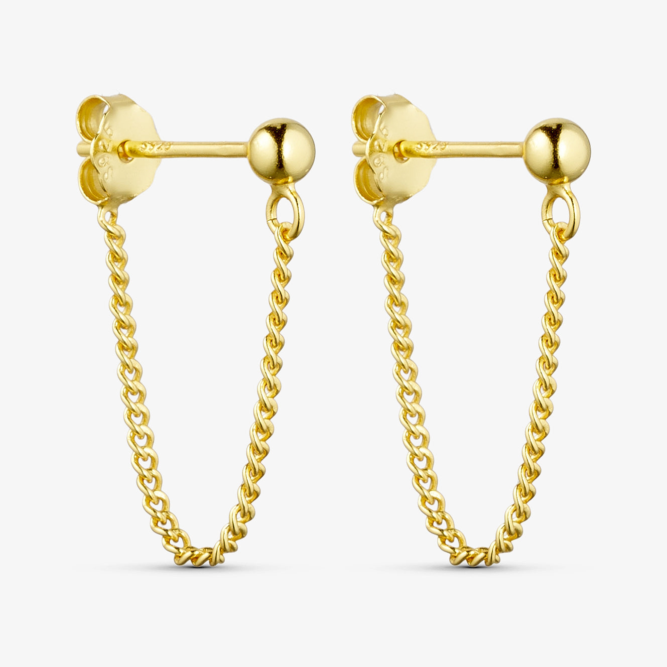 ØRESTIKKERE MED KÆDE