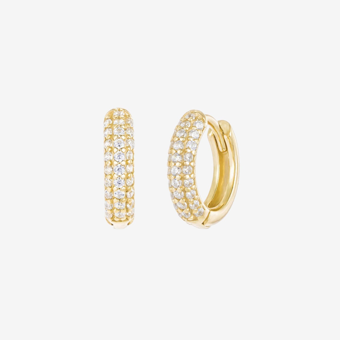 AURA PAVÉ HOOPS