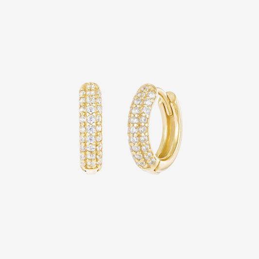 AURA PAVÉ HOOPS