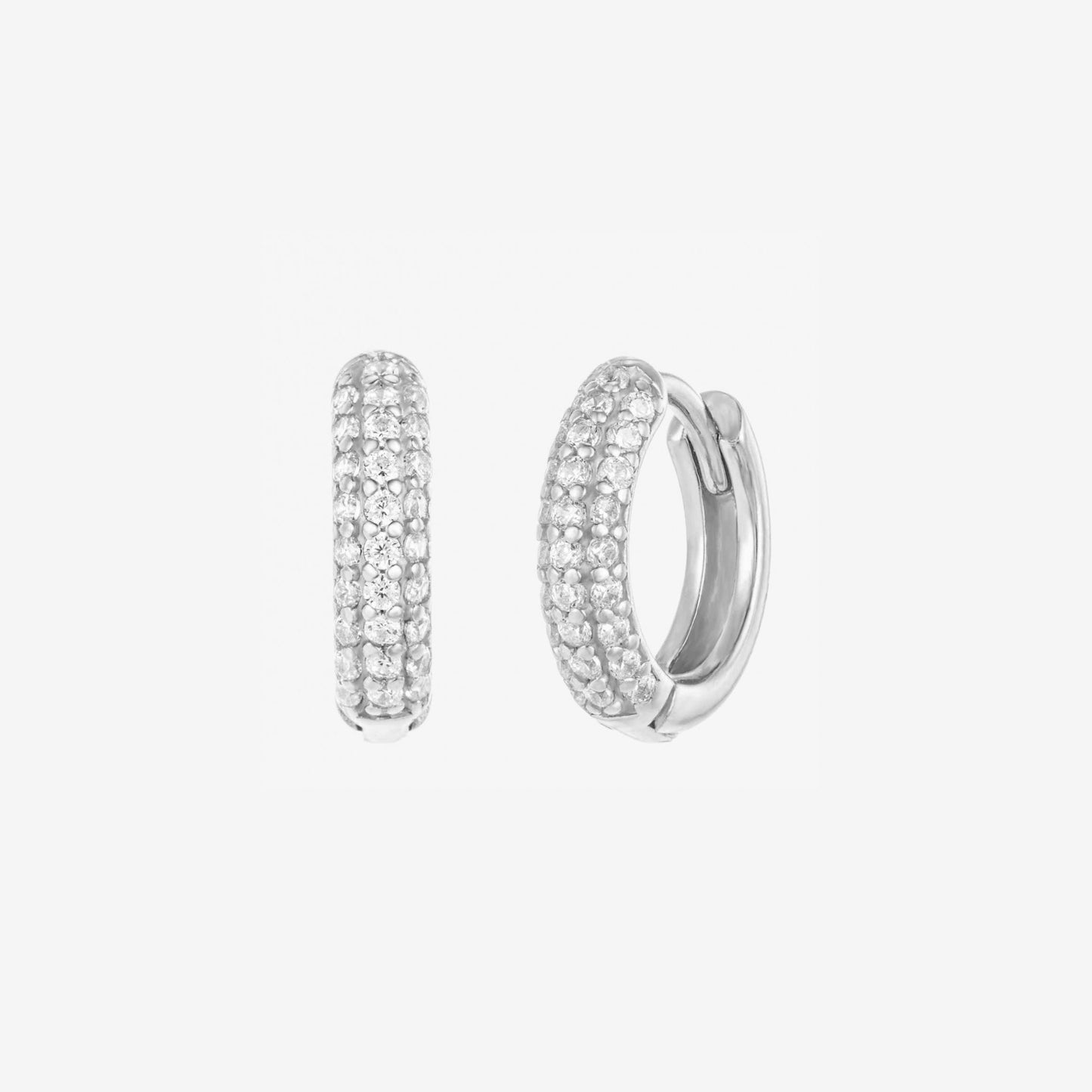 AURA PAVÉ HOOPS